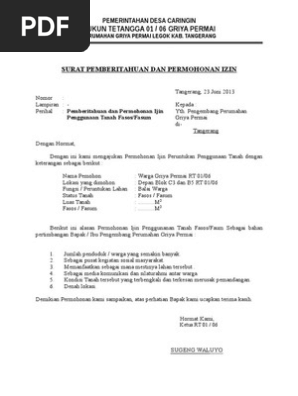 Formulir Permohonan Pdf