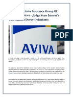 Dyman Associates Insurance Group Of Companies News - Judge Stays Insurer's Case Against Dewey Defendants