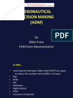 Aeronautical Decision Making (Adm) : by Mike Franz Faasteam Representative