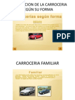 Clasificacion de La Carroceria Segun Su Forma y Su Volumen