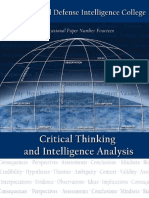 Moore Critical Thinking Intelligence Analysis
