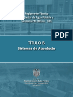 Nuevo Titulo B RAS - Sistema de Acueducto