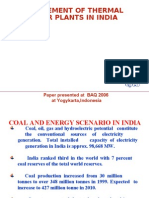 Management of Thermal Power Plants in India: Paper Presented at BAQ 2006 at Yogykarta, Indonesia