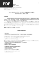 Programa Curso Cultura 2013