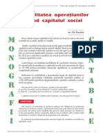 Contabilitatea Operatiunilor Privind Capitalul Social PDF