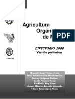 Agricultura Organica de México 2008