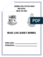 Cover Buku Log Kadet Bomba Dan Penyelamat Malaysia