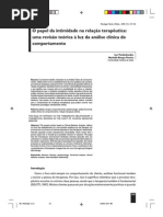 o Papel Da Intimidade Na Relção Terapeutica