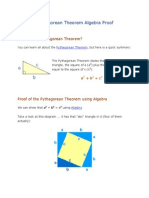 Pythagorean Theorem Algebra Proof (PorcionculaIII)