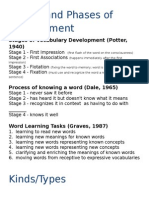 Stages and Phases of Development