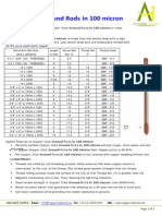 Copper Clad Ground Rods in 100 Micron