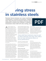 ARTICLE - Relieving Stress in Stainless Steels (2013)