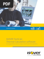 Isover Techcalc Thermal Calculation Software: Technical Insulation