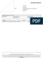 INVOICE # IN001367: Delivery Invoicing