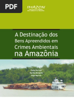 Destinacao de bens apreendidos na amazônia