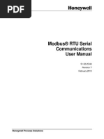 Modbus RTU Serial Communications Manual