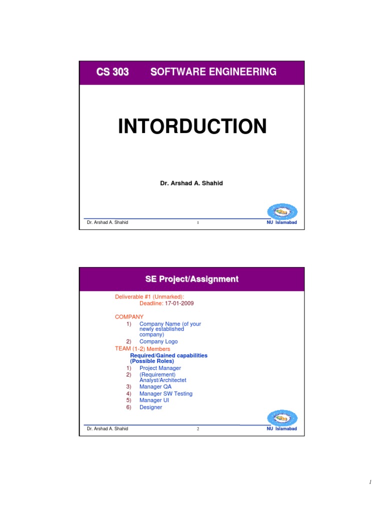 CS 303 Software Engineering Overview | PDF | Computer Science ...