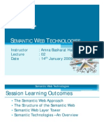 SWT - Lecture 2 [Semantic Web Structure] - 14-01-2009