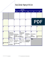 Book Study Meeting Calendar