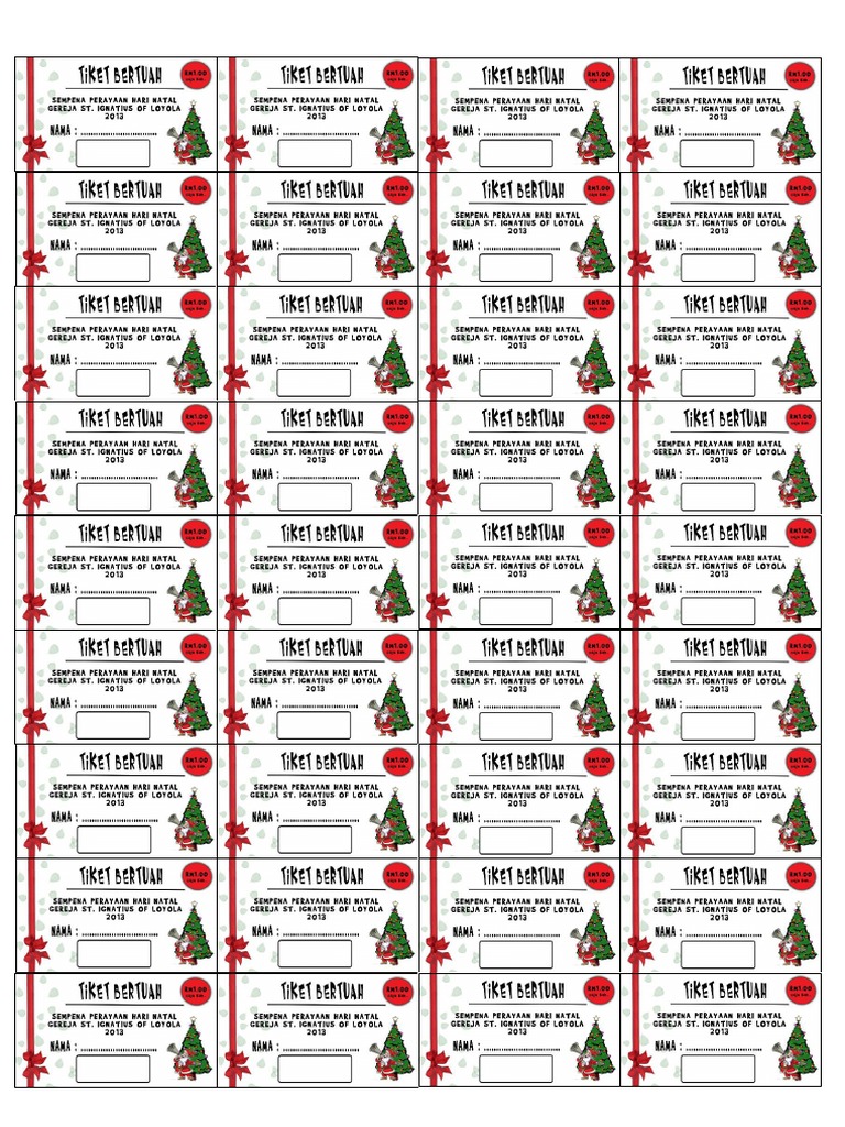 Salinan Tiket Bertuah Christmas Event