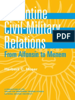 2002-11 Argentine Civil Military Relations