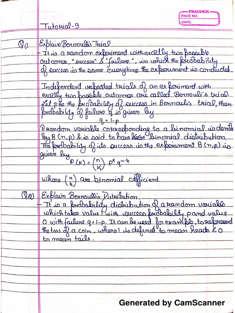 A043 CSM Tut 9 | PDF