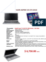 Promo Acer Aspire v5