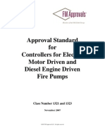 FM 1321-23 Approval Standard For Controllers For Electric Motor Driven and Diesel Engine Driven Fire Pumps 2007