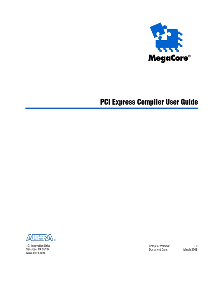 PCI Express Compiler User Guide (Altera) PDF Network Packet