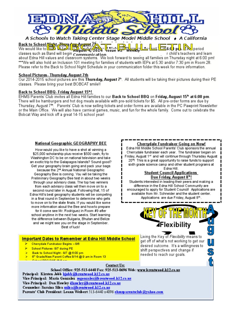 Bobcat Bulletin 8414 PDF Teaching Communication