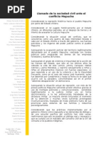 CECT Llamado Sociedad Civil