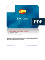 ESC Calc Generic Instructions (Spanish)
