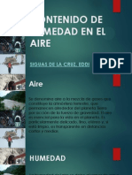 Contenido de Humedad Del Aire