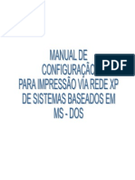 Manual Configuracao Impressora DOS