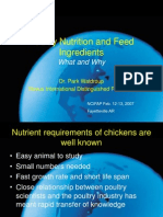 Feed Formulation What and Wy
