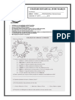 Teste de Ciencias 5 Serie 2unidade