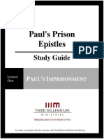 Paul's Prison Epistles - Lesson 1 - Study Guide