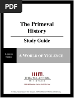 The Primeval History - Lesson 3 - Study Guide