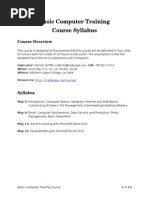 Course Syllabus