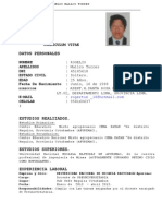 Curriculum Vitae de Rogelio