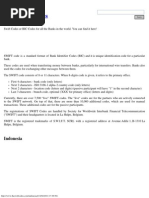 Hatton National Bank SWIFT Codes List | PDF | Sri Lanka | Banks