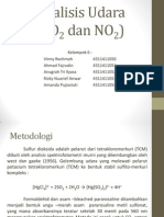 Analisis Udara - Kelompok 6 - Analisis Lingkungan