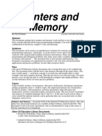 Pointers and Memory