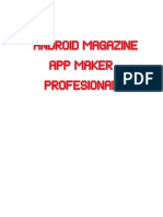 Tutorial Android Magazine App Maker Profesional