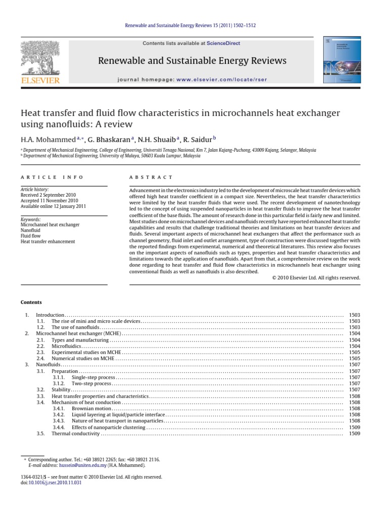 Renewable and Sustainable Energy Reviews | PDF