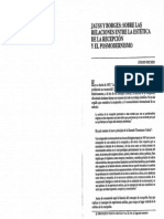 Becker, Jürgen - Jauss y Borges - Sobre Las Relaciones Entre La Estética de La Recepción y El Posmodernismo