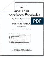 Manuel de Falla - Siete - Canciones - Populares - Espanolas