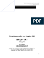Manual de Operacion de Cac Mini-Cnc