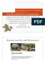 Comprensión de Lectura 2, El Rinoceronte PDF
