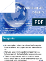 Presentasi Materi Dasar Kesehatan Lingkungan Penyediaan Air Bersih